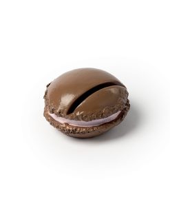 Macaron porte nom choco 5 cm