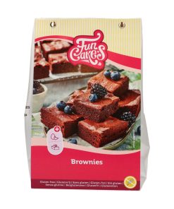 FunCakes Mix pour Brownies – Sans Gluten – 500 g