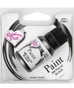 RD Metallic Food Paint Black 25ml