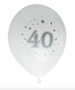 Ballon blanc “40”