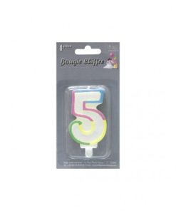 Bougie Anniversaire Chiffre 5