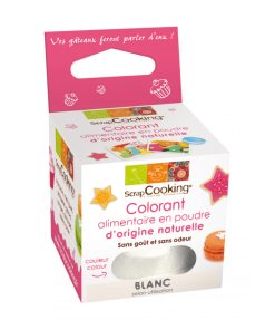 Colorant alimentaire en poudre d’origine naturelle “Blanc”