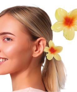 PINCE FLEUR CHEVEUX JAUNE, (8 CMS)