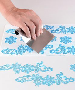 Tapis dentelle flocon de neige “Silikomart”